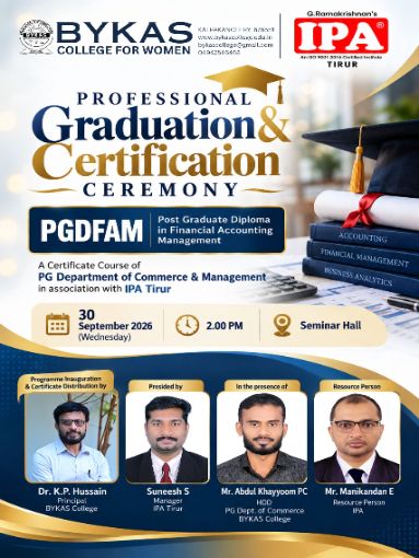 professional Graduation & Certification Ceremony 